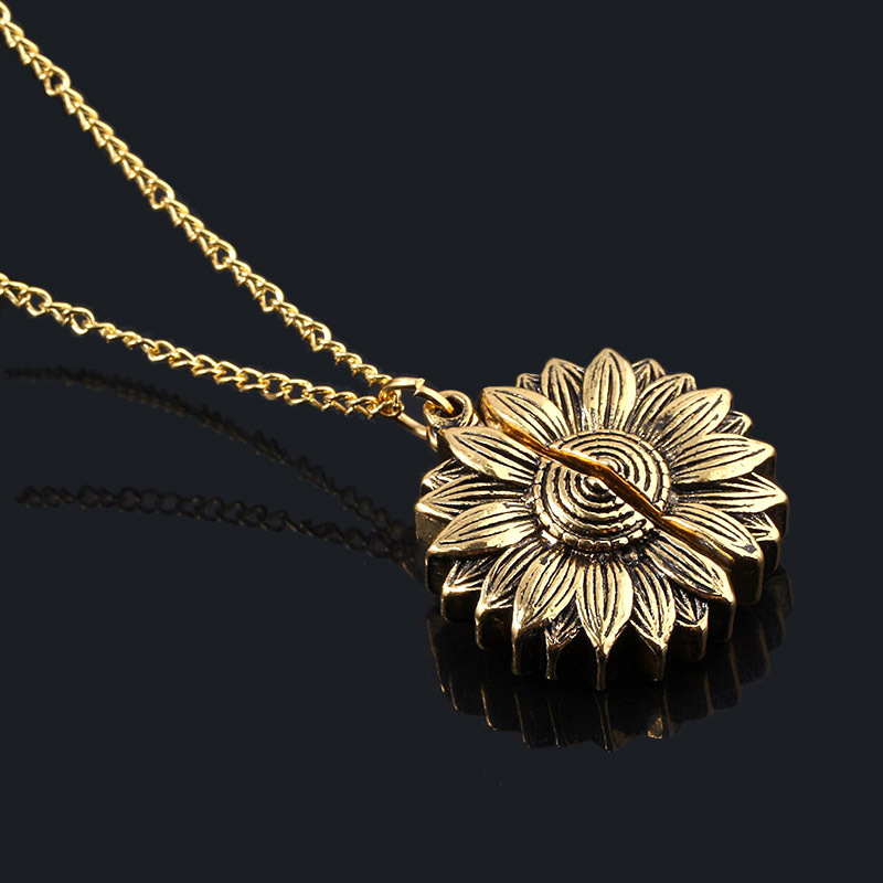 Fashion Letter Flower Alloy Plating Womenu0027S Pendant Necklace 1 Piece
