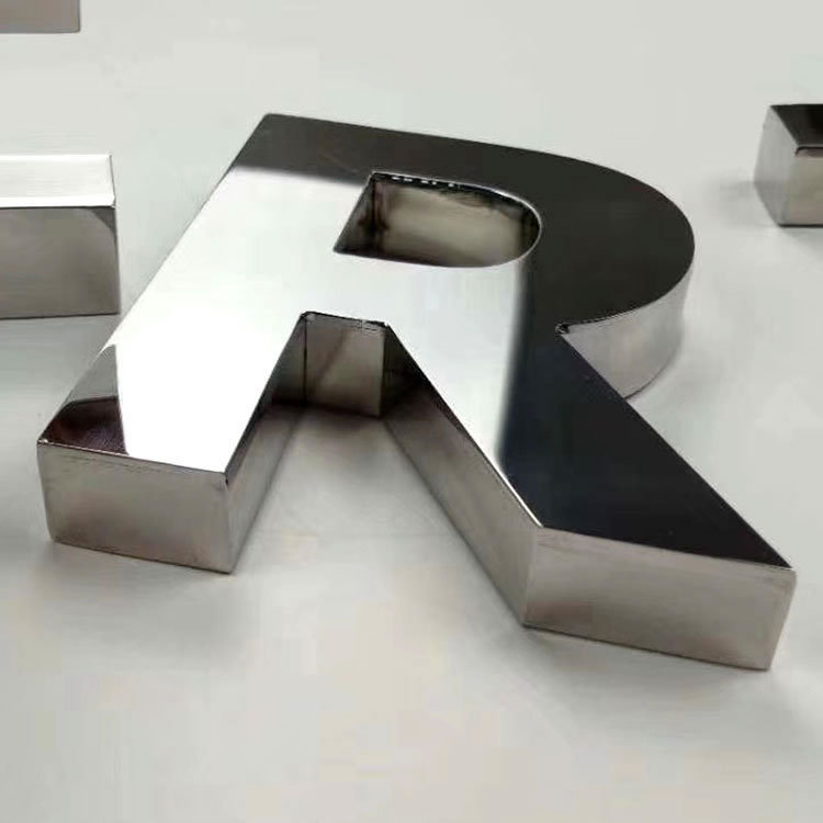 厂家供应迷你发光字 亚克力制作白色树脂不锈钢led广告牌招牌门头