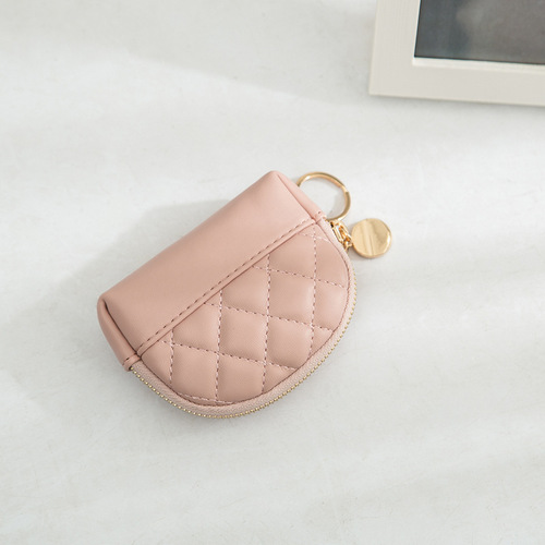 Women's Wallet Factory Direct Sale - New Zipper Handbag Ladies Minimalist Wallet Short Length Gingham Card Holder One Piece Dropshipping