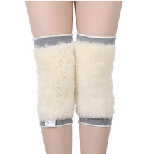 厂家批发 羊毛护膝皮毛一体 冬季保暖护膝男女士老寒腿老人加厚寒