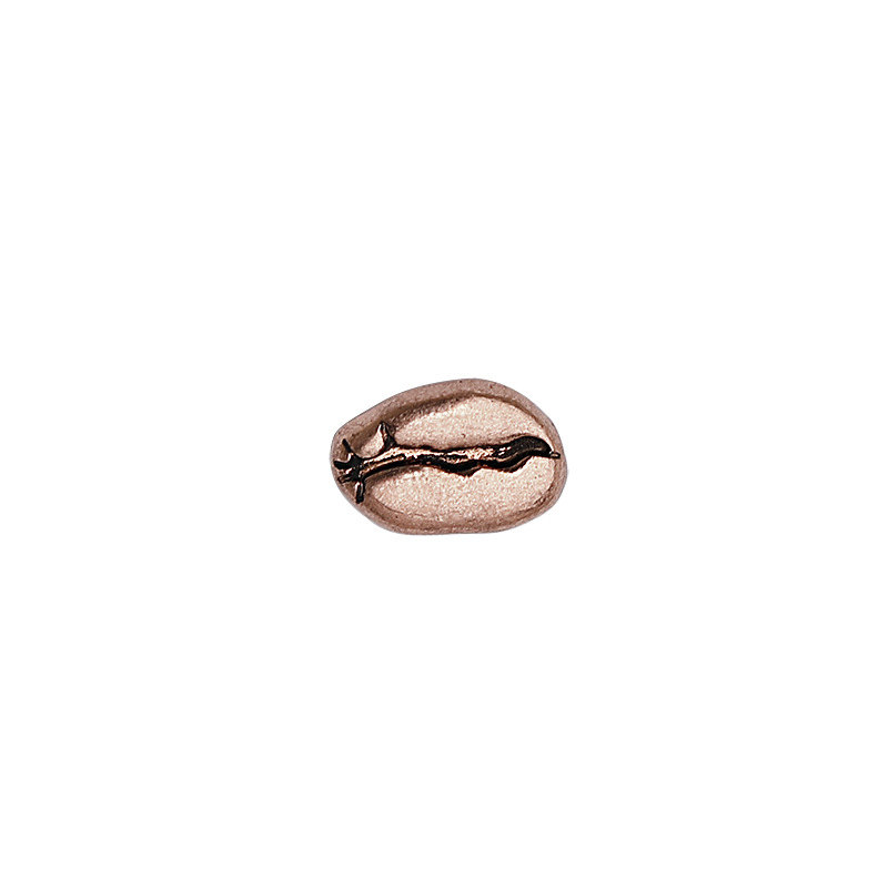 Simple Creative Coffee Bean Alloy Drip Brooch display picture 3