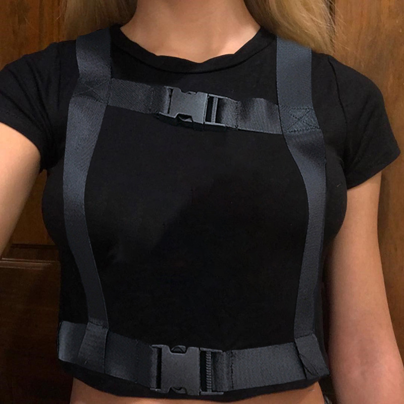 Black Crop T-Shirt