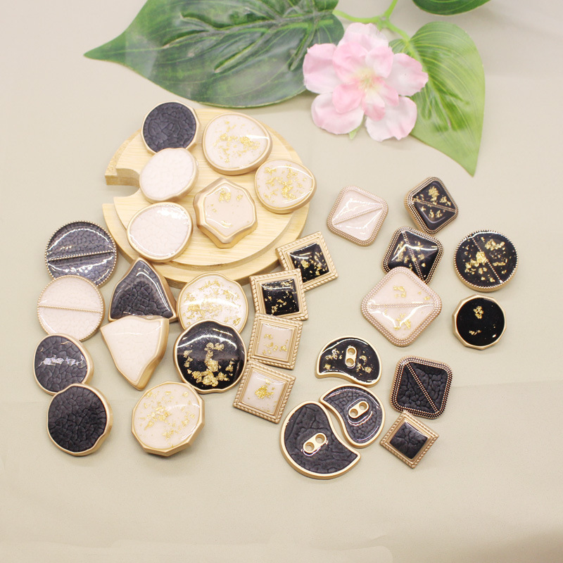 金属小香风时尚爆款大衣、风衣、开衫、毛衣扣子  厂家直销纽扣