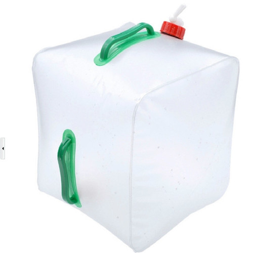 Outdoor 10L folding water bag portable large-capacity water container kettle plastic bucket camping equipment supplies
