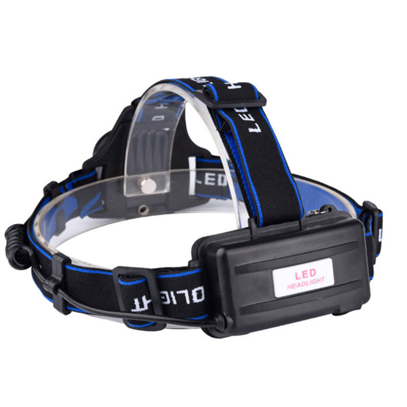 跨境热销V9强光头灯头戴式变焦高亮T6头灯锂电池led防水头灯现货