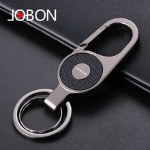 jobon中邦精品钥匙扣男简约金属汽车钥匙链挂件广告Logo促销礼品