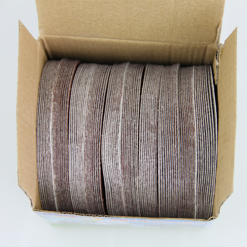 5-inch diameter 125-grit sanding discs with flocking, adhesive-backed circular sanding discs, 40 grit-1000 grit