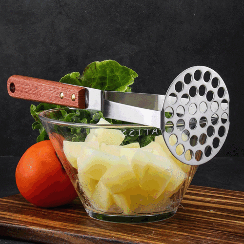 304 stainless steel potato masher, manual masher, garlic, sweet potato and potato press, Amazon kitchen gadgets