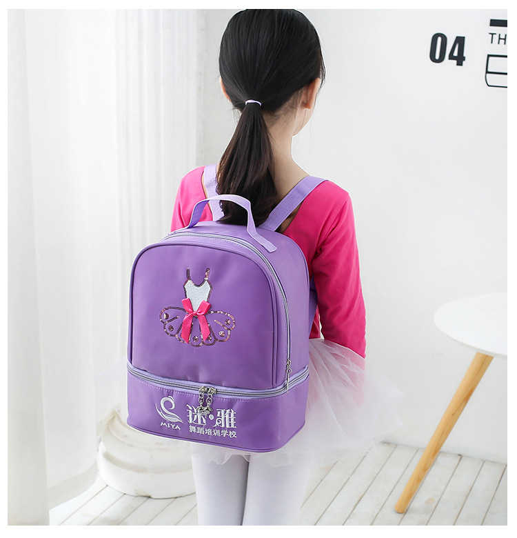 Women's Nylon Geometric Cute Sequins Square Zipper Fashion Backpack display picture 7