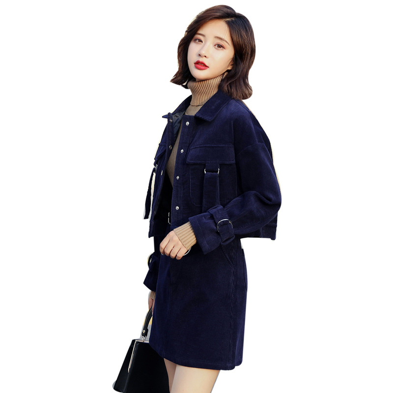 Costume femme en Velours côtelé - Ref 3334546 Image 5