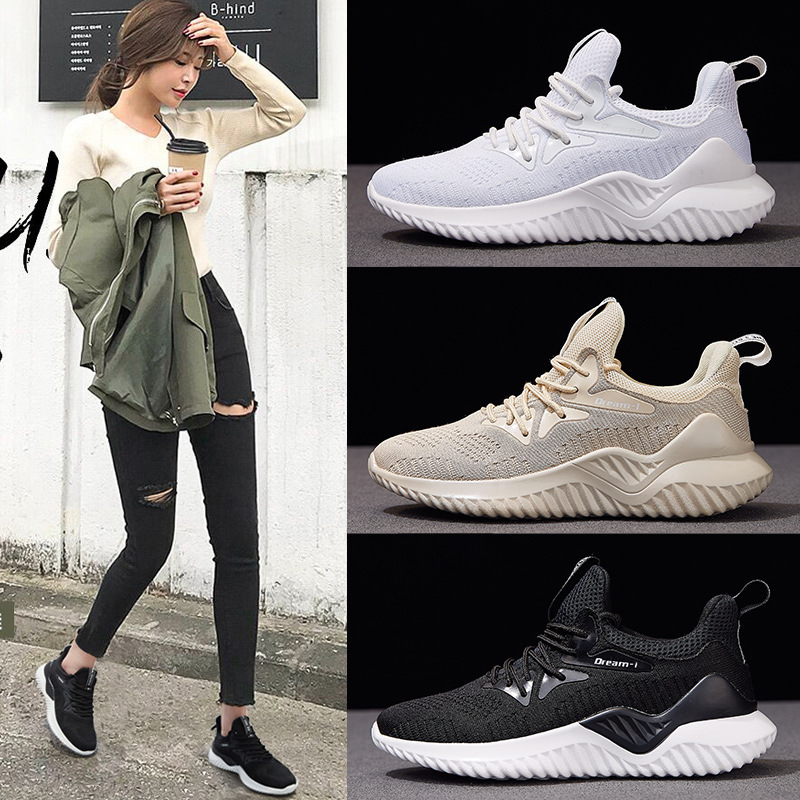 Summer fashionable trend breathable women's sneakers for gym