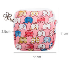 跨境现货装姨妈巾袋子 韩版可爱卫生巾收纳包11.5cm 创意收纳包