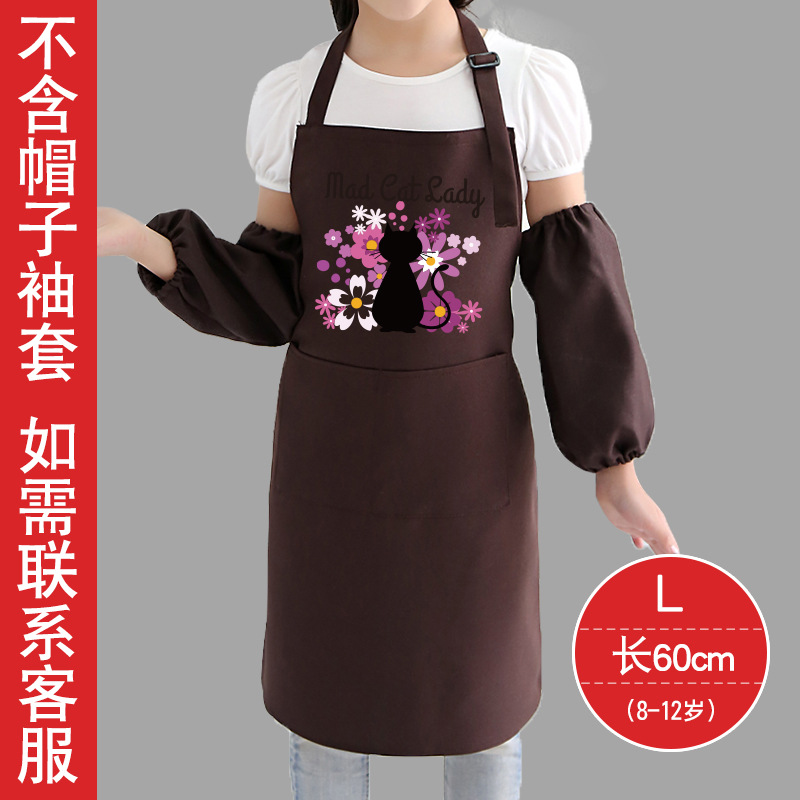 Niños DIY pintura ropa impresión personalizada LOGOTIPO delantal anti-incrustante para niños de jardín de infantes arte pintura