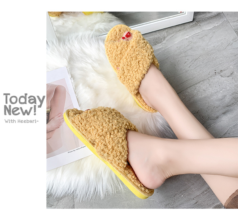 fashion home non-slip plush slippers NSPE9992