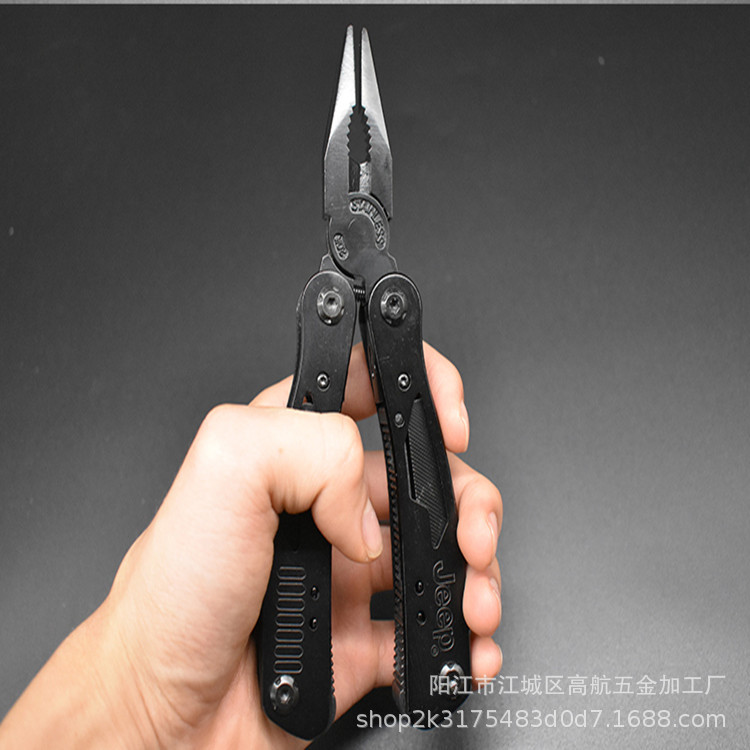 新款多功能刀钳 户外折叠工具钳子 不锈钢多用刀钳 创意礼品钳