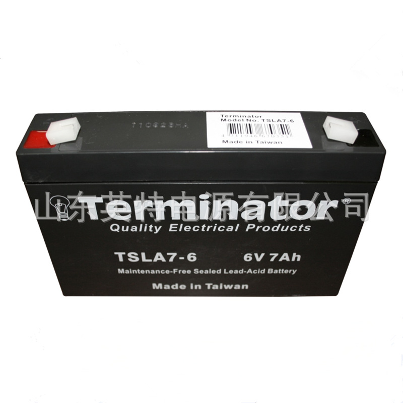 Terminator蓄电池 TSLA7-6  6V7AH 机械臂 医疗 仪器 船舶