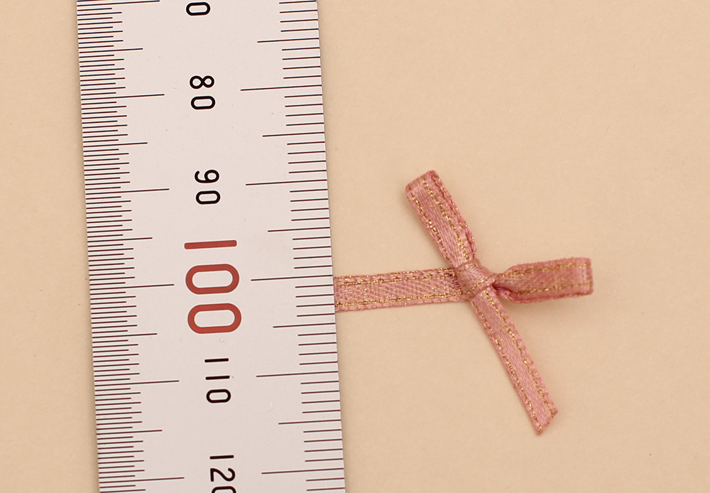 3毫米金纬小蝴蝶结