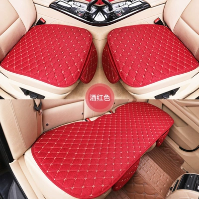 Universal seat cover — manufacturers batch - burgundy-universal-three-piece-set