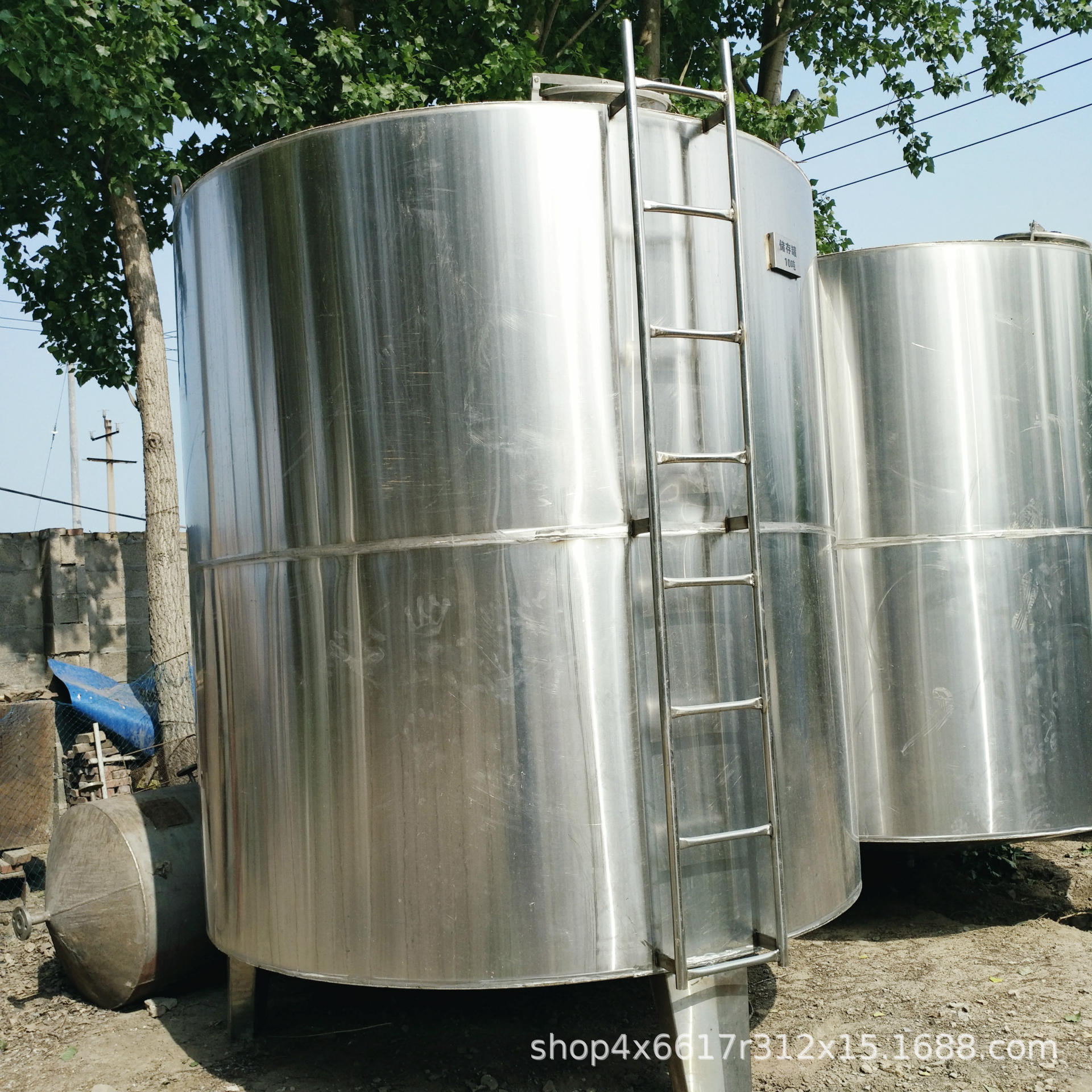 二手真空储存罐 工业储存设备 二手不锈钢车载运输储罐