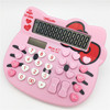 Kitty cat head pink cartoon computor solar Korean version of fashion cute cartoon KT-2288 computer