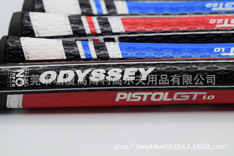 ソースメーカーの代理pistol-odysseyゴルフグリップpuパットグリップ男性女性モデル