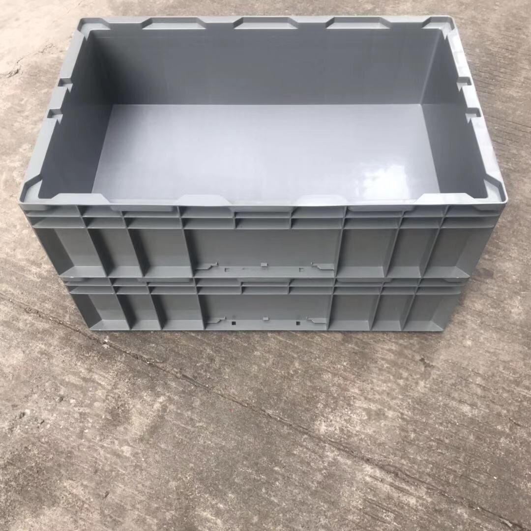 550*365*110灰色色物流eu箱 车间防尘箱  加厚物料箱 汽修零件箱