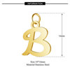 Golden polishing cloth stainless steel with letters, pendant, accessory, English letters