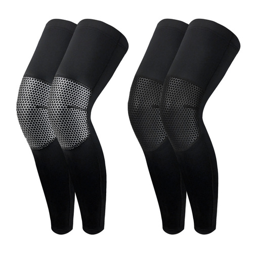 Cross-border anti-slip sports extended knee pads for running and cycling, calf guards, extended leg pads, socks, basketball protective gear, can be shipped on behalf of