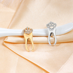 卡通合金胸針創意醫生牙齒胸花胸飾歐美飾品微鑲勳章徽章背包掛件