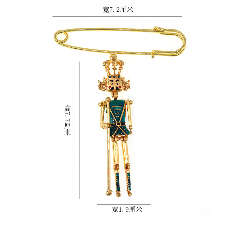 Fashion Pin Fixing Clothes Alloy Brooch display picture 1