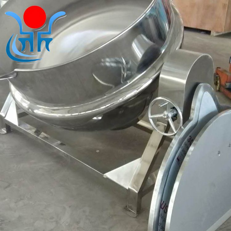 供应酱料搅拌夹层锅设备 电加热可倾斜式夹层锅 牛肉酱夹层锅