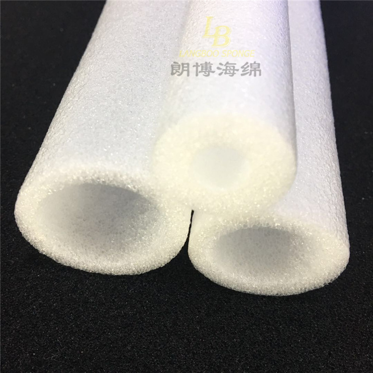 厂家供应 钢筋泡沫保护套 白色珍珠棉套管 28螺纹钢筋泡沫套