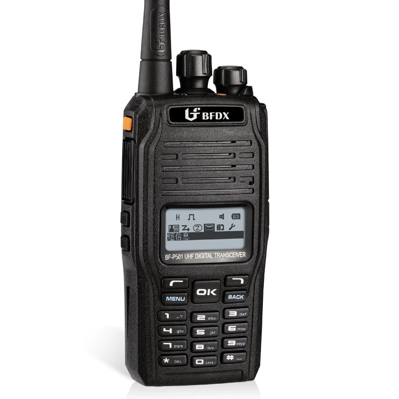 BFDX Beifeng BF-P501 цифровая FM радиостанция, цифровая модель, совместимая портативная радиостанция для бизнеса и отелей с GPS