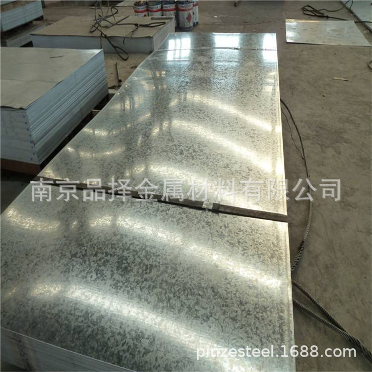 江苏南京安微滁州有花 无花镀锌板 镀锌花纹板按要求开平批发零售