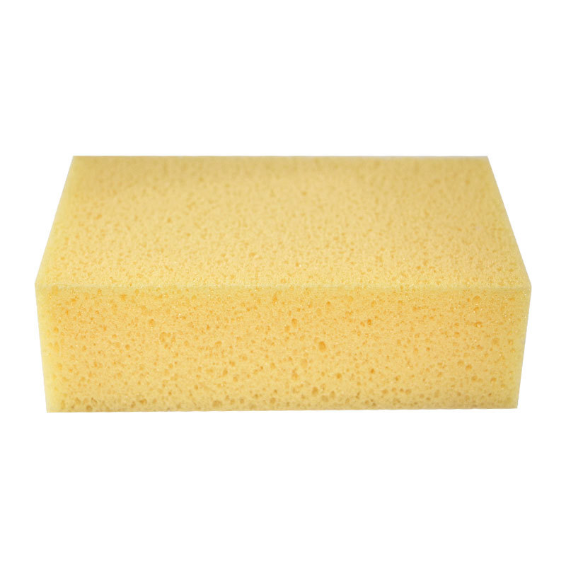 海绵厂家批发长方形黄色洗车海绵擦 耐用洗车海绵块