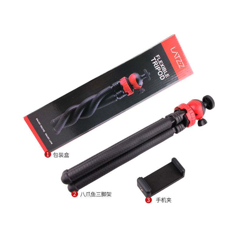 Big Octopus Trípode Douyin Kuaishou Soporte para teléfono móvil en vivo Cámara SLR Fotografía Trípode de piso