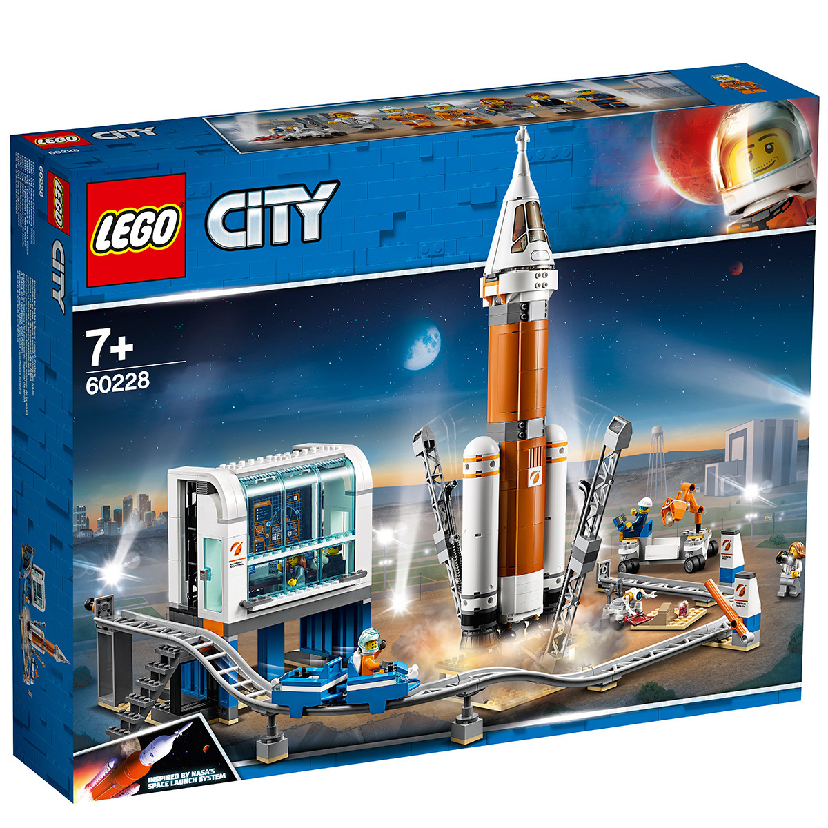 Sản phẩm mới trong tháng 7 Đồ chơi trẻ em LEGO 60228/60229 Deep Space Rocket Launch Control Center Đồ chơi trẻ em