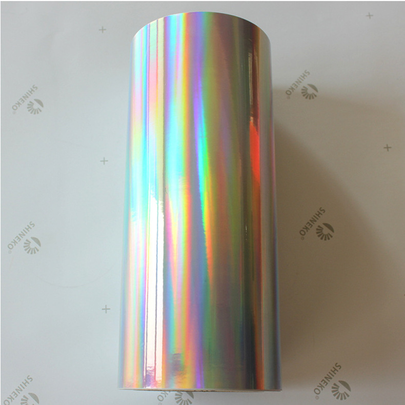 【厂家直销】金色素面镭射不干胶 进口平光金镭射不干胶 可定制