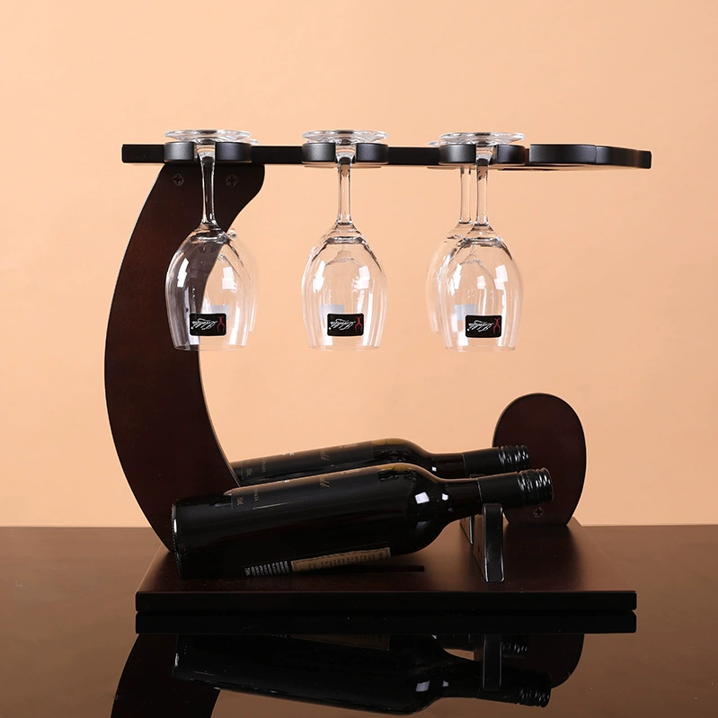 酒神 Wineglass, creative wooden glass holder