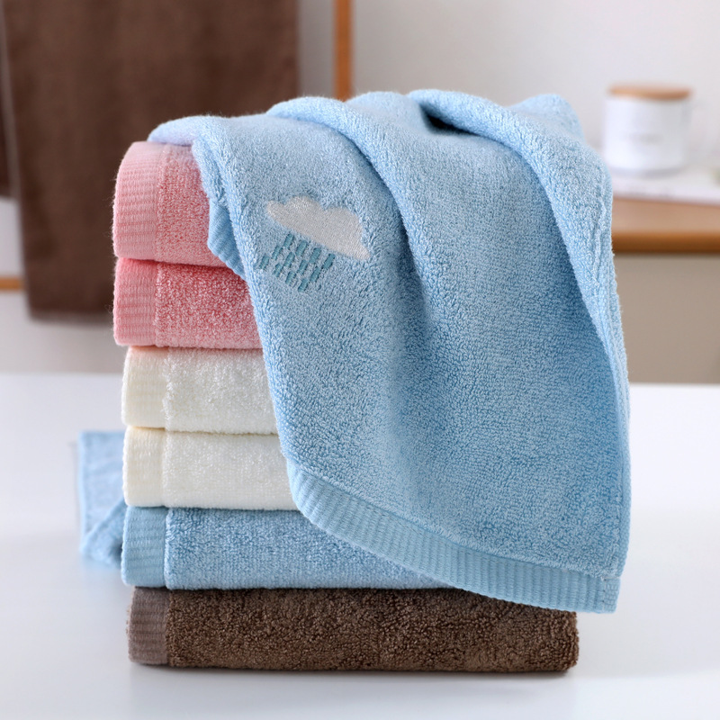 Wholesale Comfortable Fluffy Soft Face Cleaning Towel Absorbent Plain Color Face Washing Towel Household Simple Face Towel Bamboo Fiber Towel Wholesale Comfortable Fluffy Soft Face Cleaning Towel Absorbent Plain Color Face Washing Towel Household Simple Face Towel Bamboo Fiber Towel