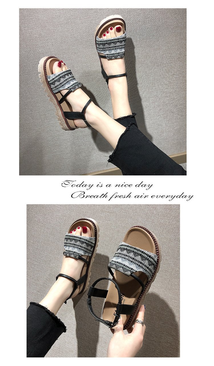 Chaussures été pour femme en Caoutchouc - Ref 3345330 Image 11