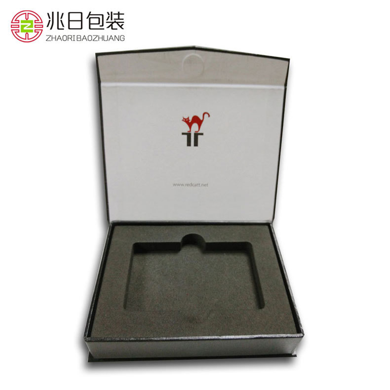 厂家供应翻盖磁铁盒 移动电源U盘充电宝包装盒 翻盖包装盒定做