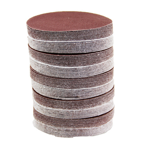 5-inch diameter 125-grit sanding discs with flocking, adhesive-backed circular sanding discs, 40 grit-1000 grit