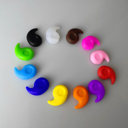 Glasses spun slip-on ear cups, behind-the-ear glasses bracket accessories, silicone spun-off fixed ear hooks, temple protection covers