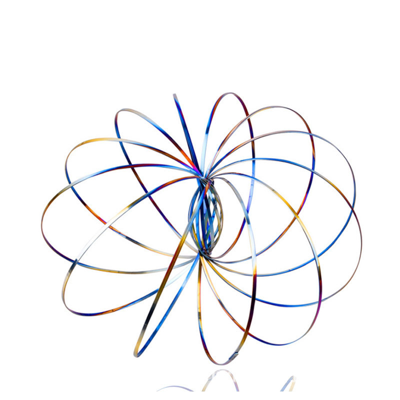 Flujo de fluidos 3D Acero inoxidable pulsera mágica descompresión accesorios juguetes creativos 304 material