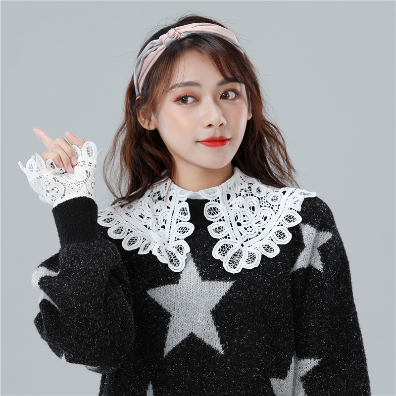 Fake collar Detachable Blouse Dickey Collar False Collar Women collar bud Necklace fake collar doll collar national black fake collar