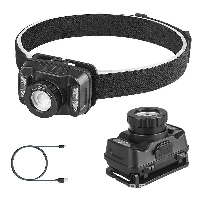 Induction LED lantern for fishing, flashlight, new collection, high power