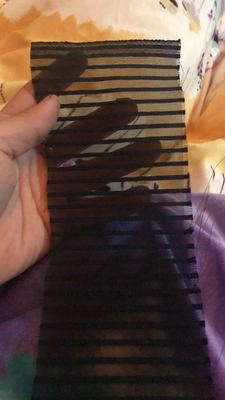 竖条彩色尼龙网布 帽子尼龙网眼布 过滤网 黑色条纹网|ms