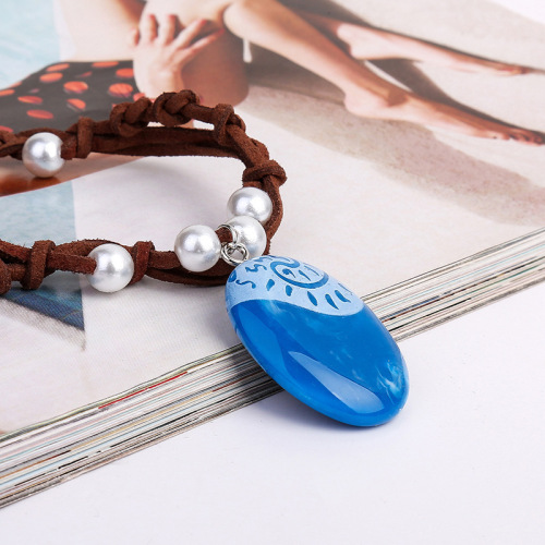 Wish Children's Ocean Adventure Necklace Moana Princess Pendant Jewelry