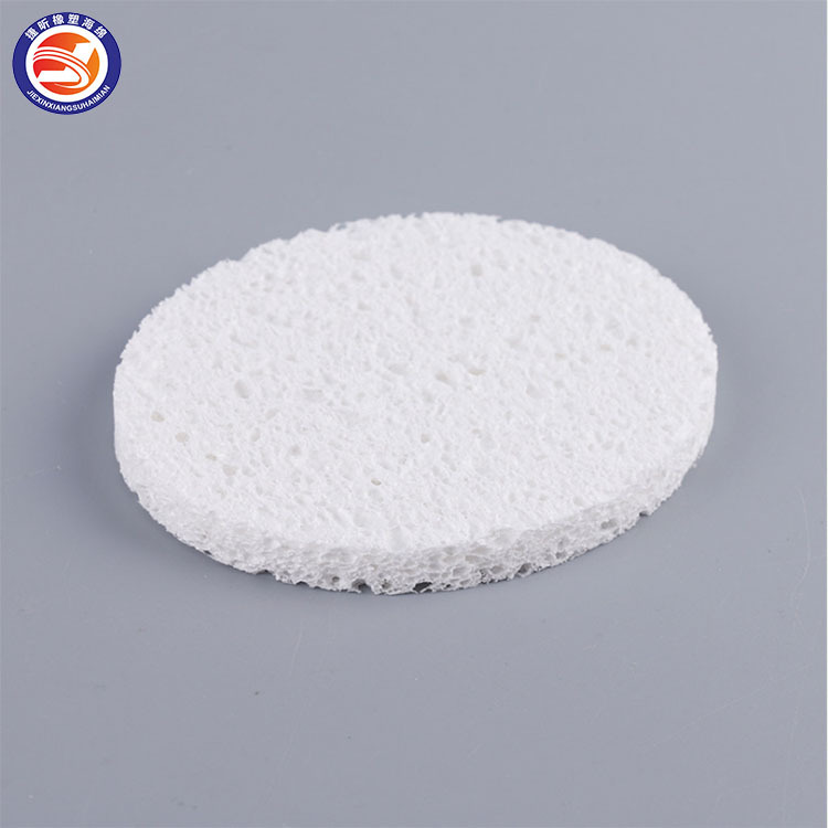 工厂定做 10mm可降解厨房清洁木浆 天然生物实验吸水绵